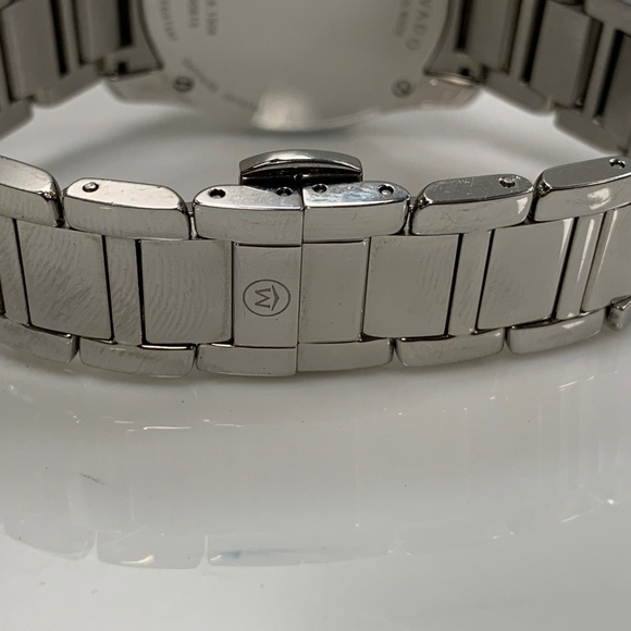 Movado Collection White Dial Ceramic Ladies Watch